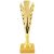 Trofeu darts, model sport 2, pe picior de marmura, auriu, 34.5cm