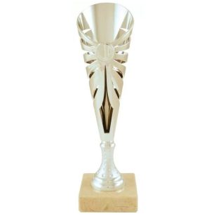   Trofeu darts, model sport 2, pe picior de marmura, argintiu, 34.5cm