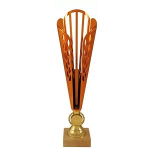   Trofeu darts, model sport pe picior de marmura, bronz, 31.5cm