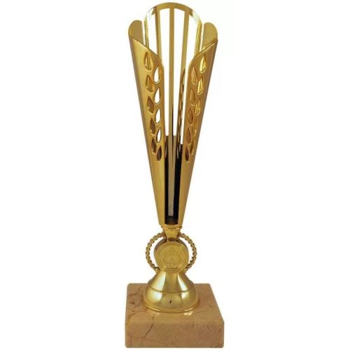 Trofeu darts, model sport, pe picior de marmura, auriu, 35cm