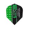 Fluturas darts Harrows Dimplex S3, standard No6, 100 microni, verde