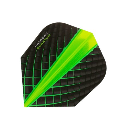 Fluturas darts Harrows Quantum negru, verde