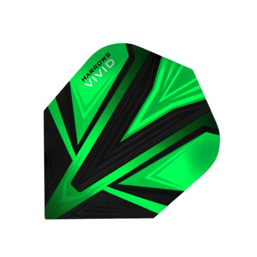 Fluturas darts Harrows Vivid verde