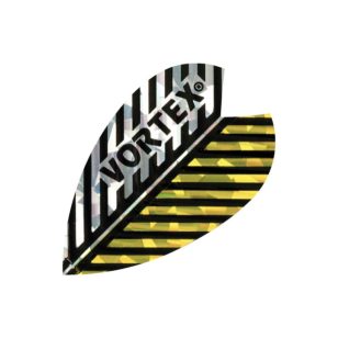 Fluturas darts Harrows Vortex, argintiu-auriu