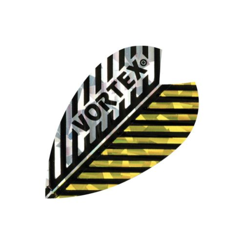 Fluturas darts Harrows Vortex, argintiu-auriu