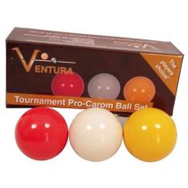 Set de bile carambol Ventura 61,5mm tournament colors