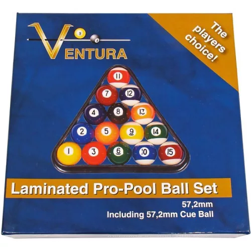 Set bile de biliard VENTURA Laminated Pro 57.2mm