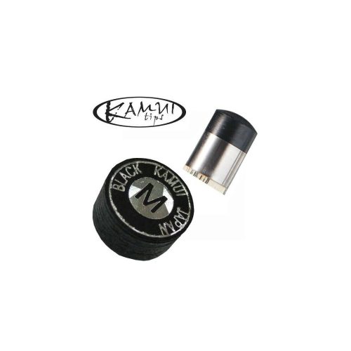 Varf tac din piele, KAMUI Clear Black Medium 13mm