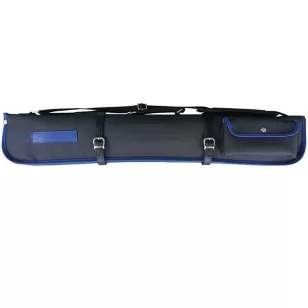 Husa tac laperti 2+2, negru-albastru, cu curea de umar