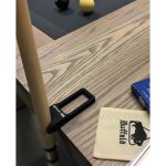 Suport tac Buffalo portabil, pentru un singur tac, negru