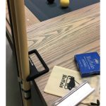 Suport portabil pentru tacuri Buffalo, pentru 3 tacuri, negru