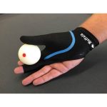 Manusa biliard Buffalo pentru mana dreapta si stanga, negru/albastru L