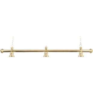 Bara de alama pentru lampa de biliard cu trei abajururi.