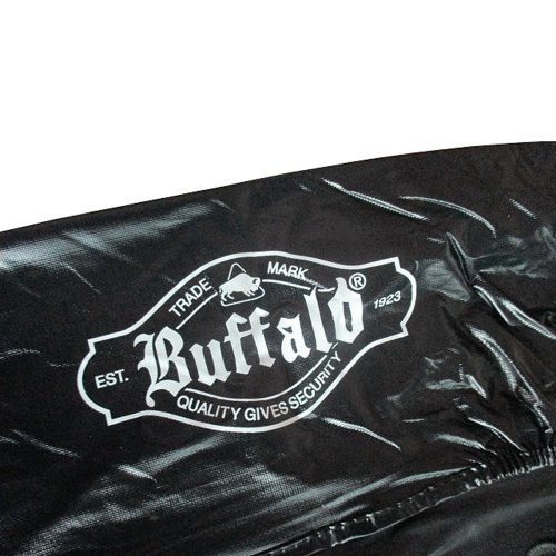 Husa pentru masa de biliard 8, negru cu inscriptie Buffalo