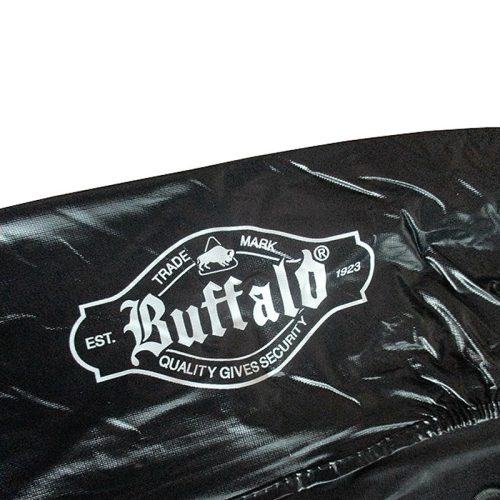 Husa pentru masa de biliard 9, negru cu inscriptie Buffalo