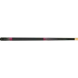 Tac pool, biliard  din 2 piese, Triton Target 5. negru-roz 145cm/13mm