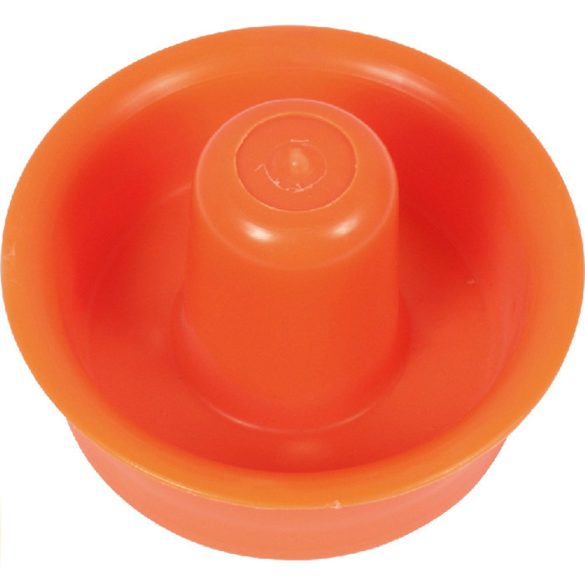 Paleta Air Hockey portocalie de 10 cm