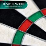 Tinta de darts, Harrows Quadro 240, cu sarma ascutita, calitate de competitie, din sisal