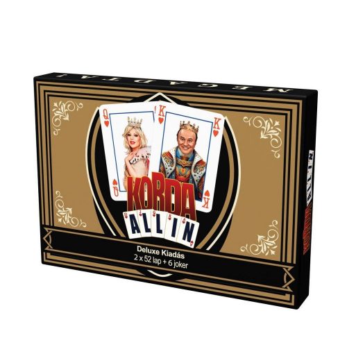 KORDA ALL IN – Set Deluxe de Carti de Joc Franceze Dublu (2x52 de carti + 6 Jokeri)