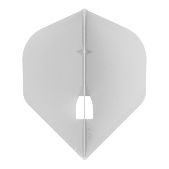 Fluturasi darts L-Style L1 Standard transparent alb 