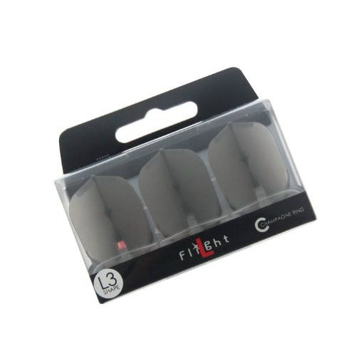 Fluturasi darts L-Style L3 Forma transparent negru
