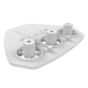 Fixator tija Darts L-Style Gomu alb 6buc