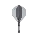 Fluturas si tija darts L-Style L-System L1 190, transparent negru 35mm