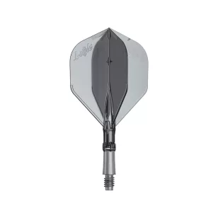   Fluturas si tija darts L-Style L-System L1 190, transparent negru 35mm