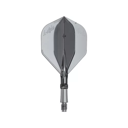 Fluturas si tija darts L-Style L-System L1 190, transparent negru 35mm