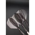 Fluturas si tija darts L-Style L-System L1 190, transparent negru 35mm