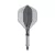 Fluturas si tija darts L-Style L-System L1 260, transparent negru, 42mm