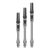 Tije Darts L-Style Silent Slim rotativ, transparent Negru, 37mm