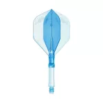 Fluturas si tija darts L-Style L-System l1 260, transparent albastru, 42mm