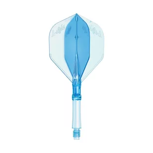   Fluturas si tija darts L-Style L-System l1 260, transparent albastru, 42mm