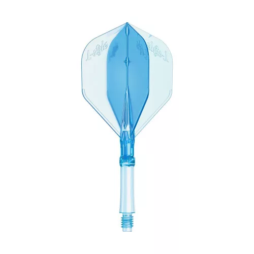 Fluturas si tija darts L-Style L-System l1 260, transparent albastru, 42mm
