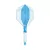 Fluturas si tija darts L-Style L-System l1 260, transparent albastru, 42mm