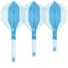   Fluturas si tija darts L-Style L-System l1 260, transparent albastru, 42mm