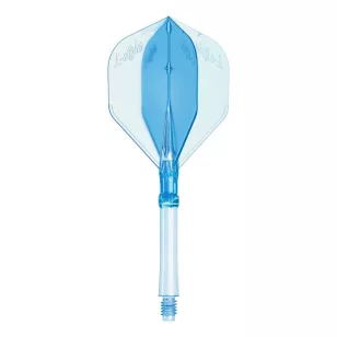   Fluturas si tija darts L-Style L-System l1 330, transparent albastru, 49mm