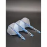   Fluturas si tija darts L-Style L-System l1 330, transparent albastru, 49mm