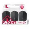   Fluturasi darts L-Style L3 Forma EZ negru cu protector tija integrata