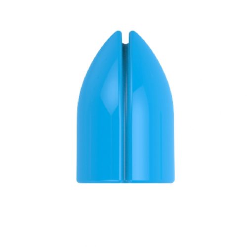 Protectie tija L-StyleL-Style Shell Lock plastic , albastru , 6 buc