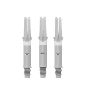  Tija darts L-Style Straight Spin 190 rotativ, alb , scurt, 33mm