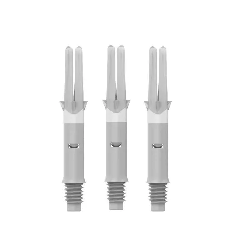  Tija darts L-Style Straight Spin 190 rotativ, alb , scurt, 33mm