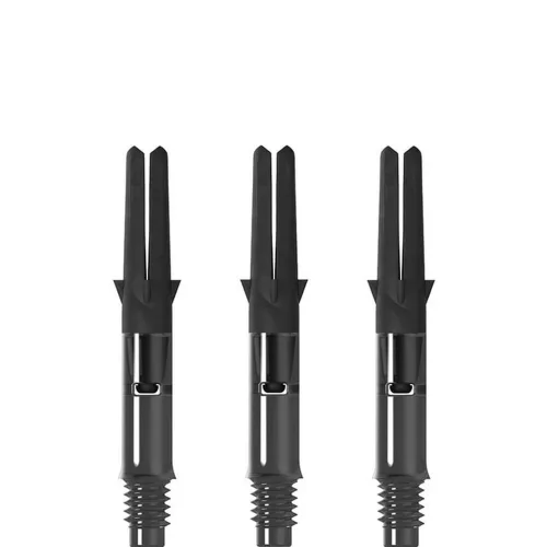 Tija darts L-Style Straight Spin 190 rotativ, negru, scurt, 33mm