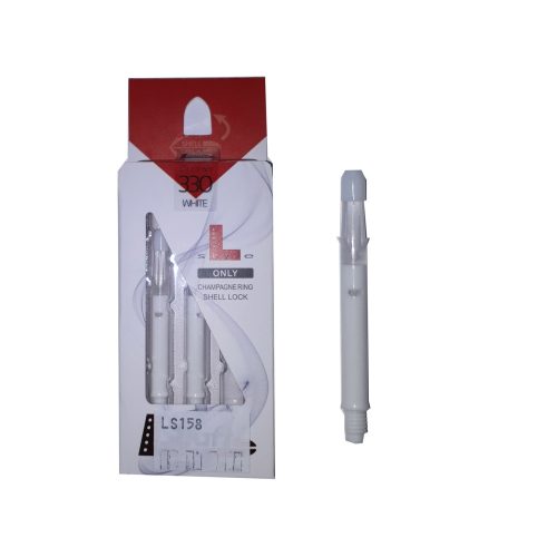  Tija darts L-Style Straight Spin 330 rotativ, alb , mediu, 47mm