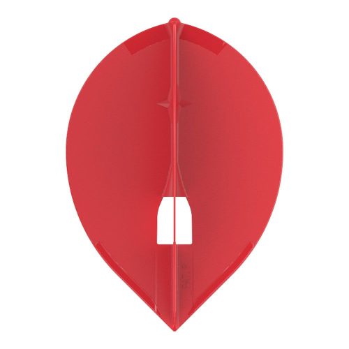 Fluturasi darts L-Style Pro L2 Teardrop, rosu