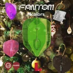 Fluturasi darts L-Style Fantom L3EZ, verde