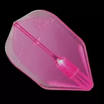 Fluturasi darts L-Style Fantom L3EZ, transparent roz