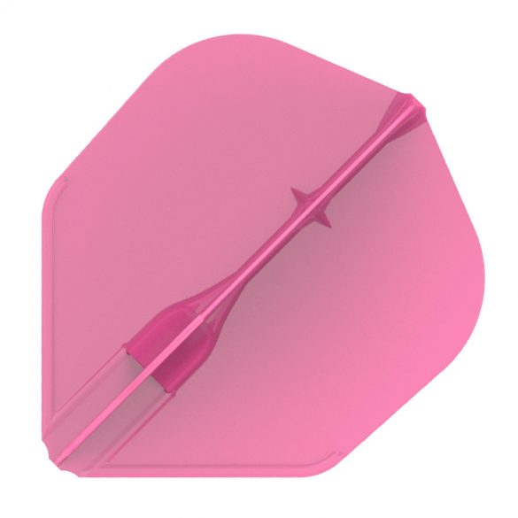 Fluturasi darts L-Style L3 Forma EZ roz cu protector tija integrata