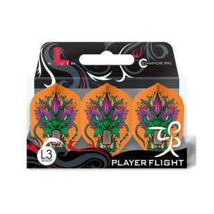 Fluturas darts L-Style L3 pro Jules Van Dongen, portocaliu